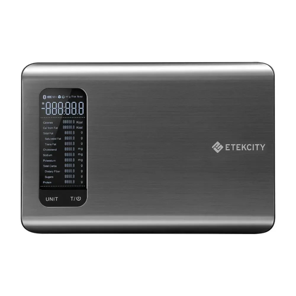 Etekcity Smart Food Scale: Measure in Ounces, Grams, Milliliters - Kitchen Nutrition Tool