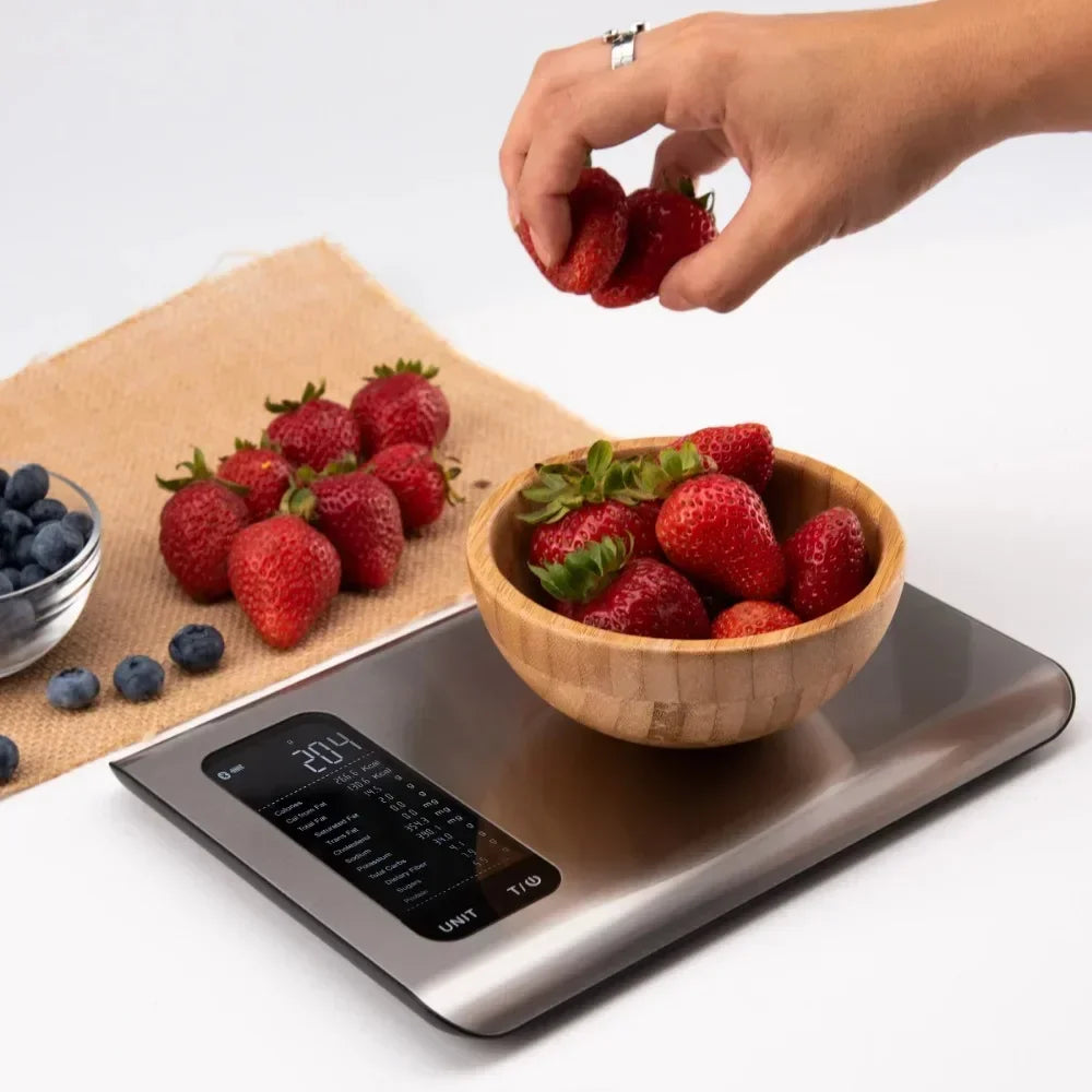 Etekcity Smart Food Scale: Measure in Ounces, Grams, Milliliters - Kitchen Nutrition Tool