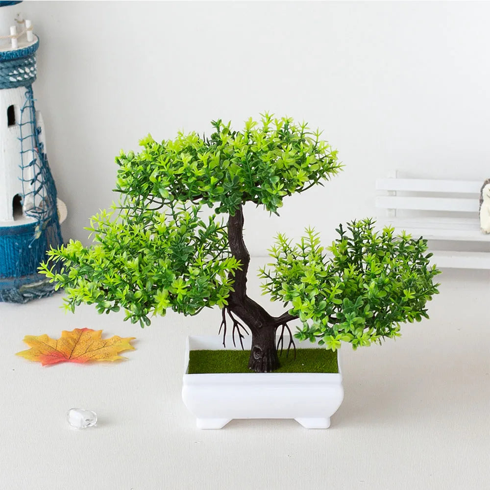 Faux Bonsai Tree in Pot for Home Decor