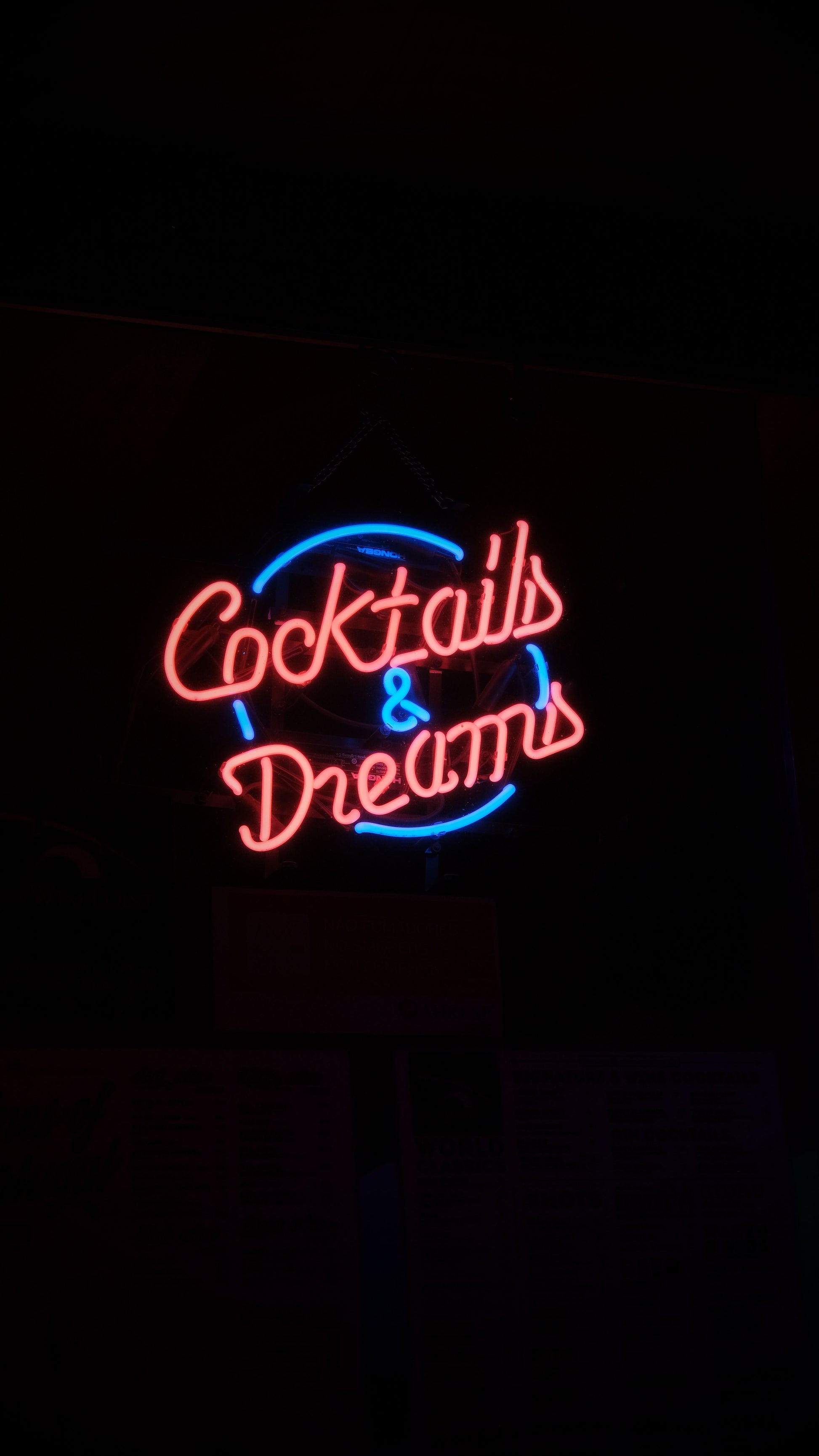 LED neon sign aesthetic room decor